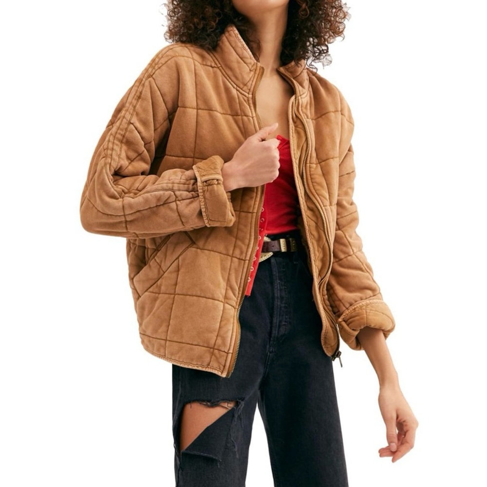 Free People Dolman Quilted Knit Jacket XS